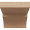 Ekena Millwork 4in. W x 4in. H x 12in. L Monterey Woodgrain TimberThane Rafter Tail, Primed Tan RFTUR04X04X12MONRCPR - alternate 4